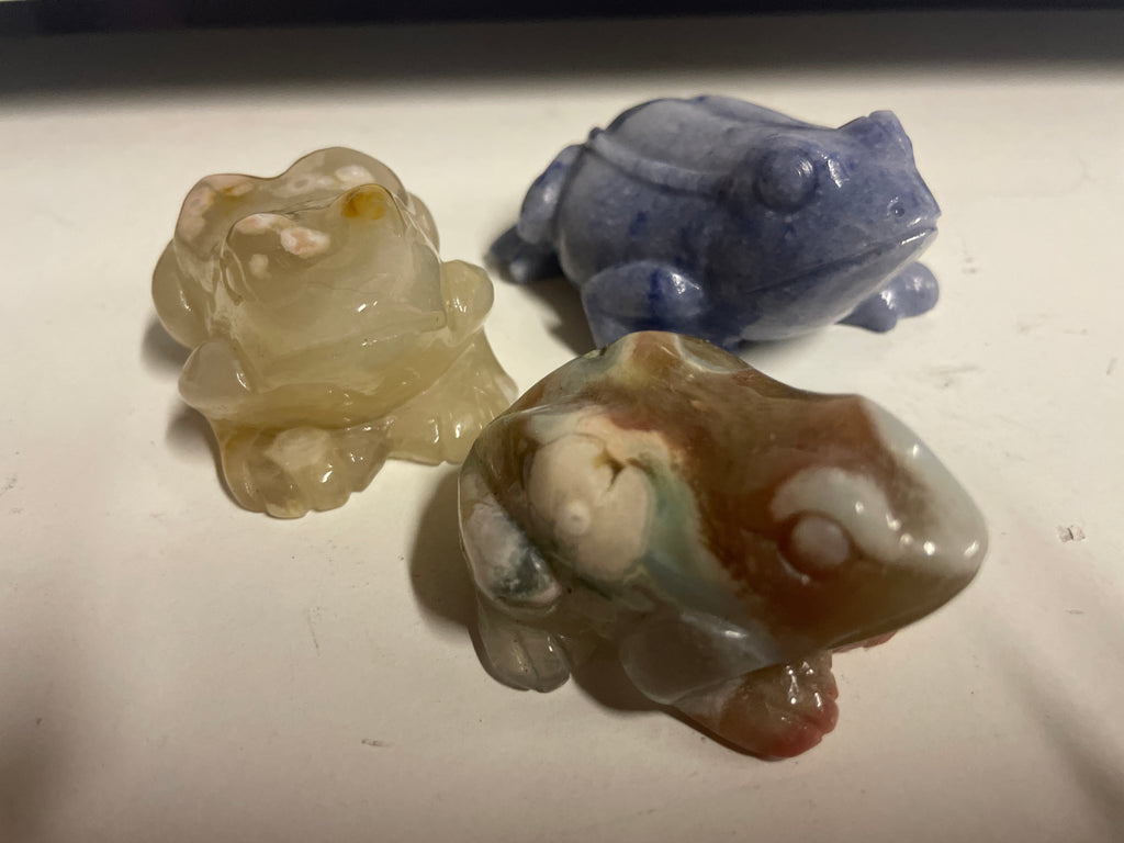 Carvings- Frogs