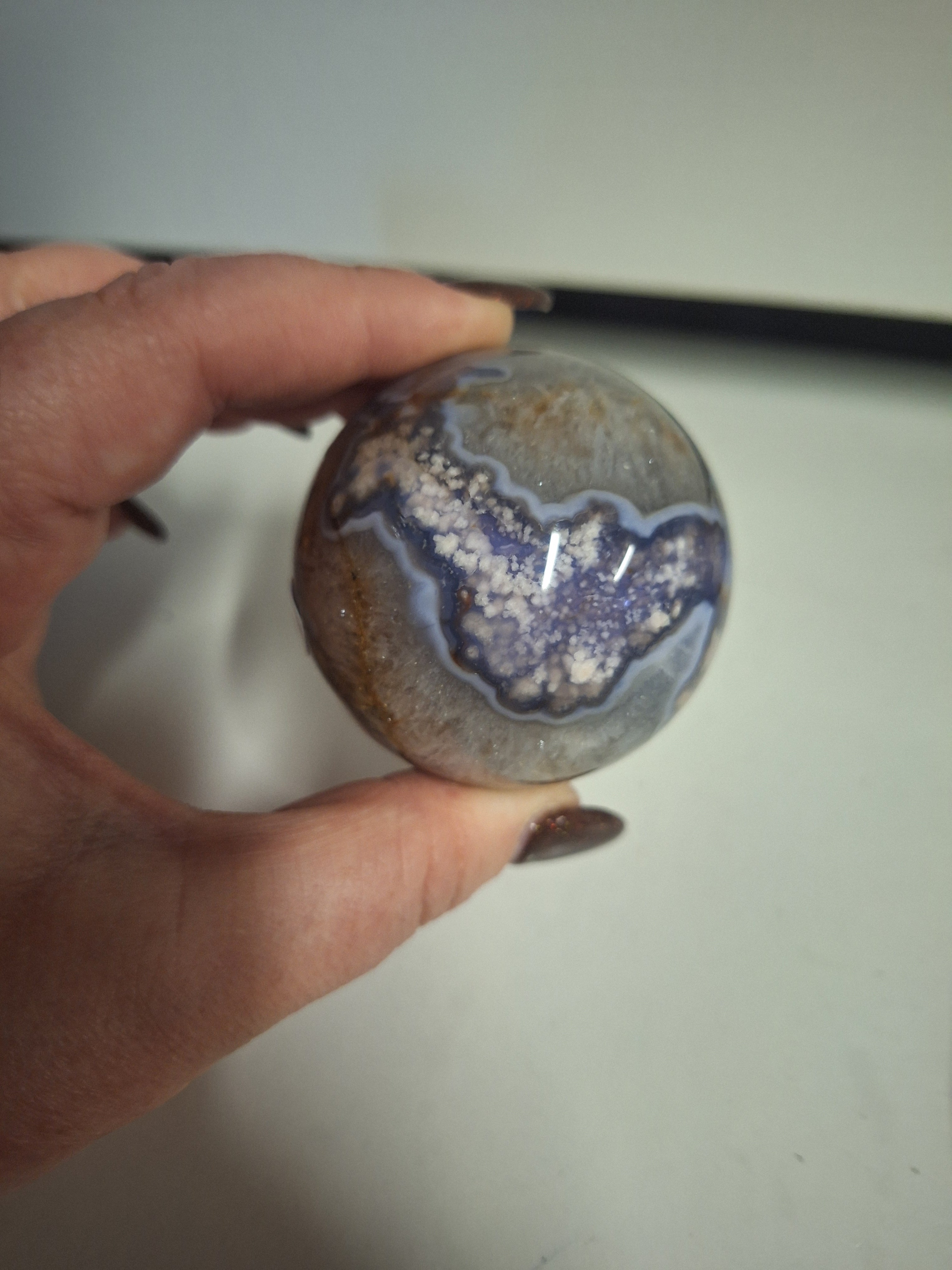 Flower agate