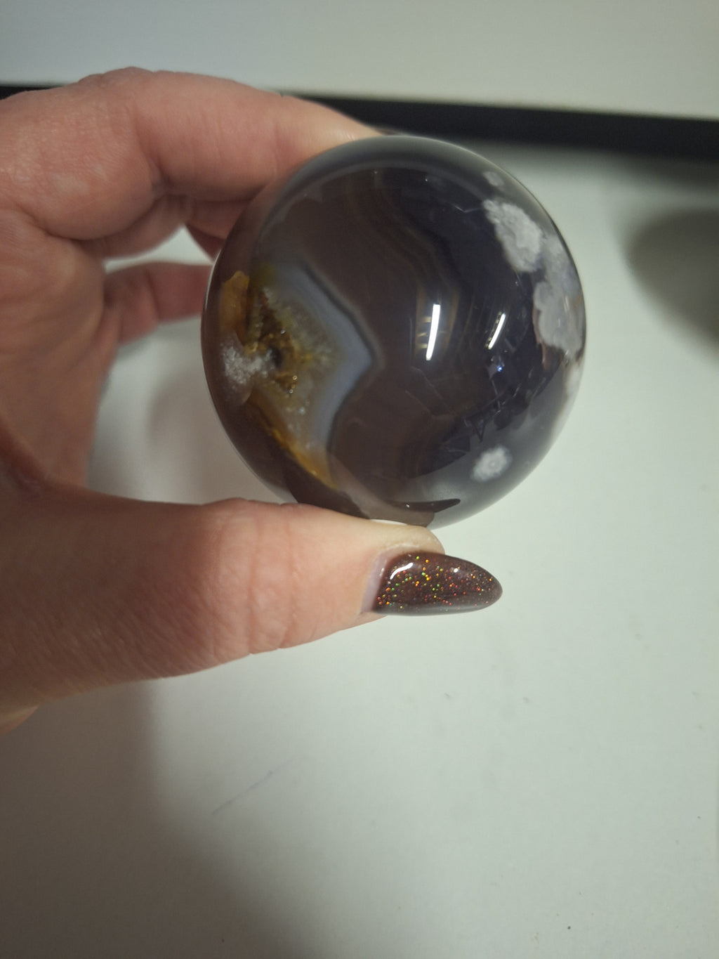 Flower agate