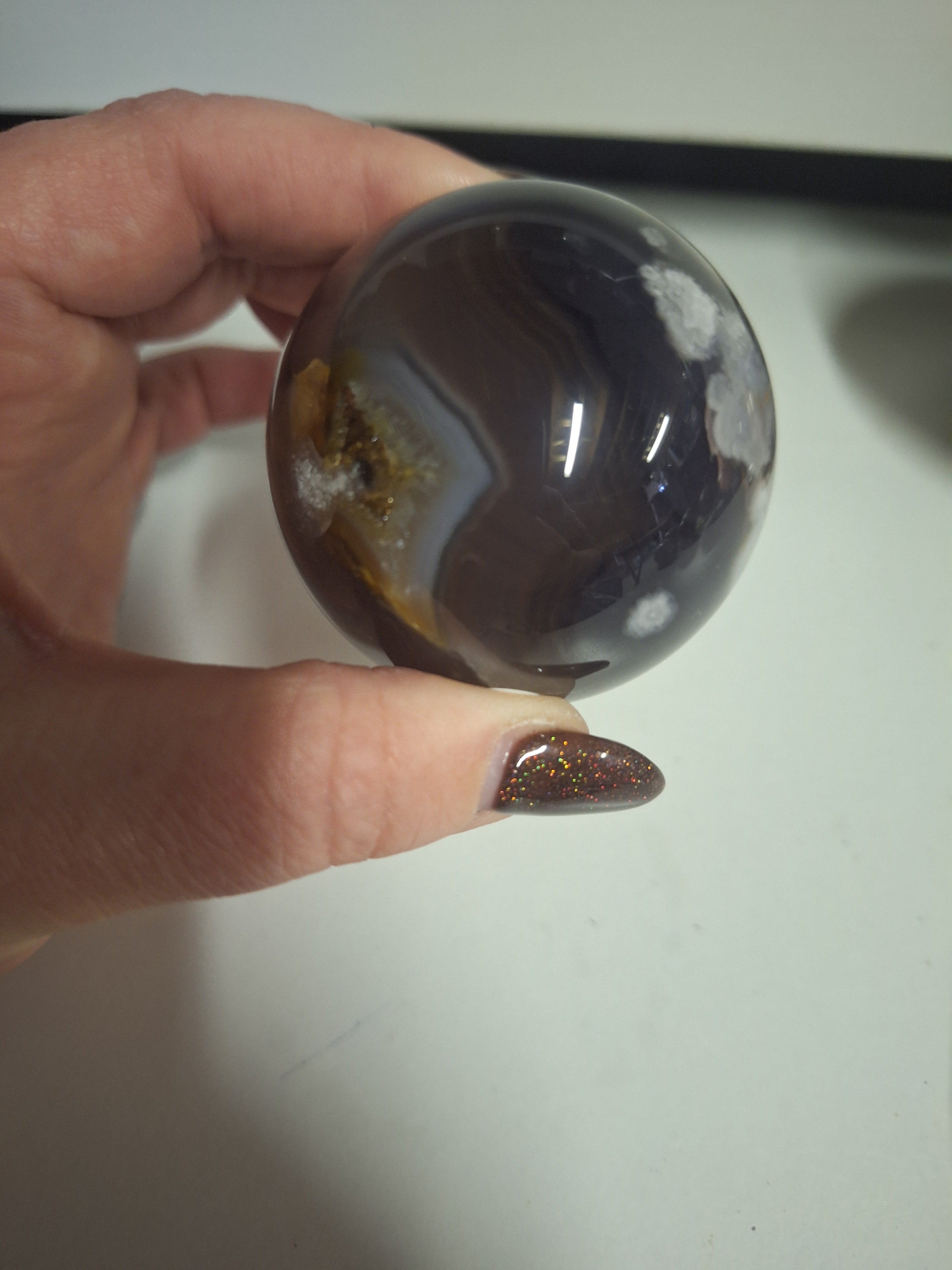 Flower agate