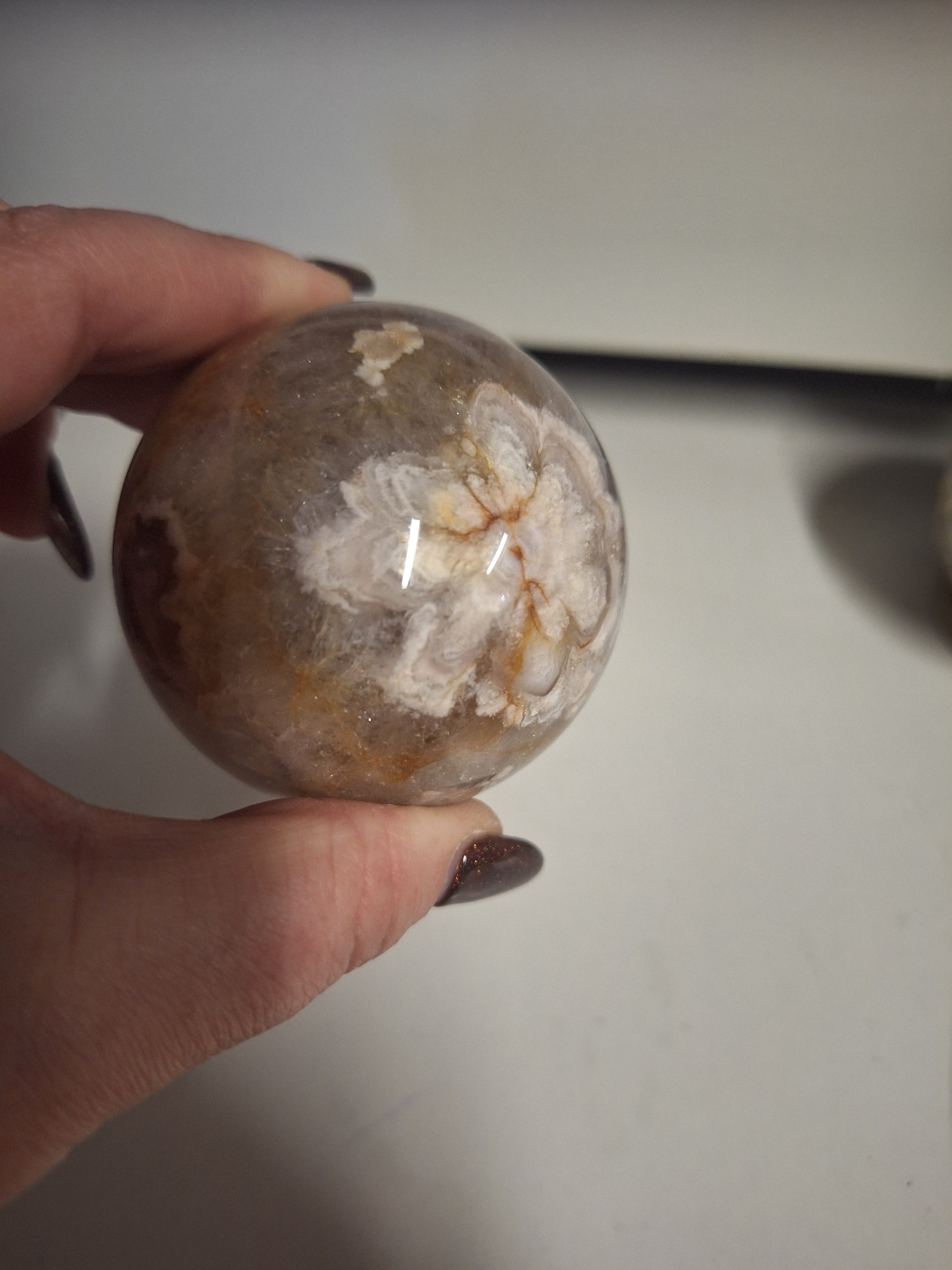 Flower agate