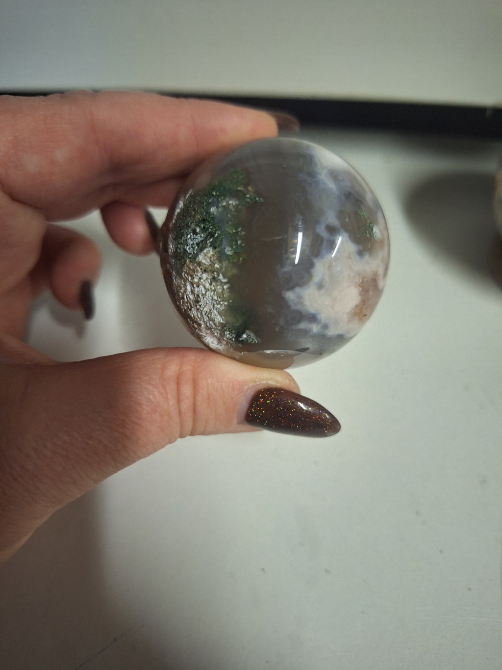Flower agate