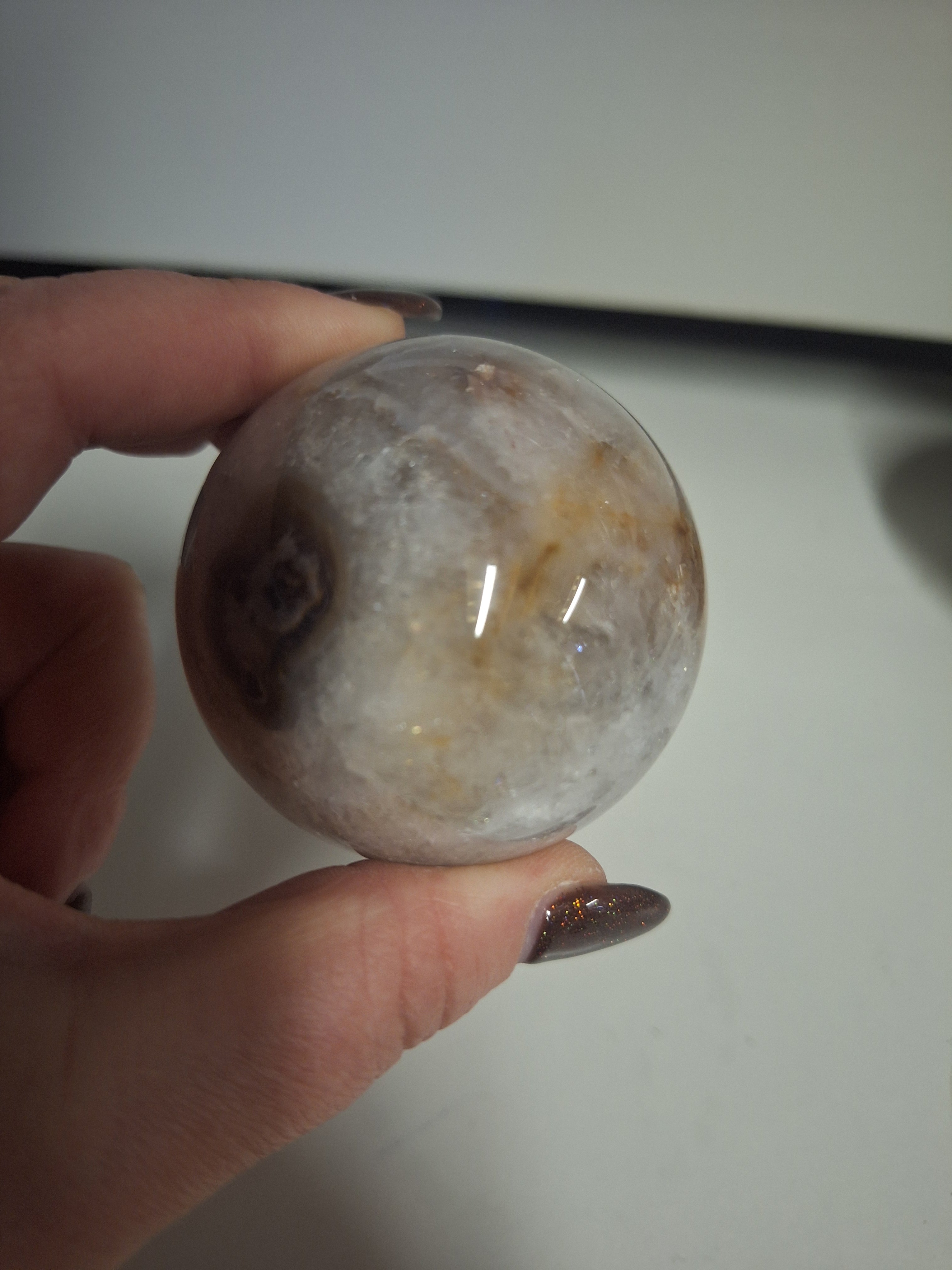 Flower agate